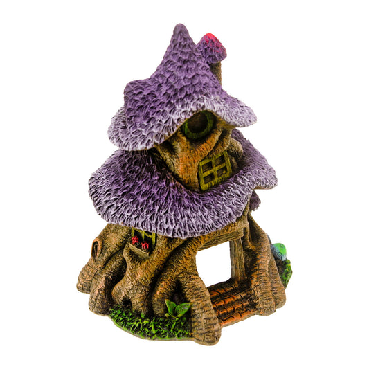 Exotic Environments Purple Thatched Roof Tree House