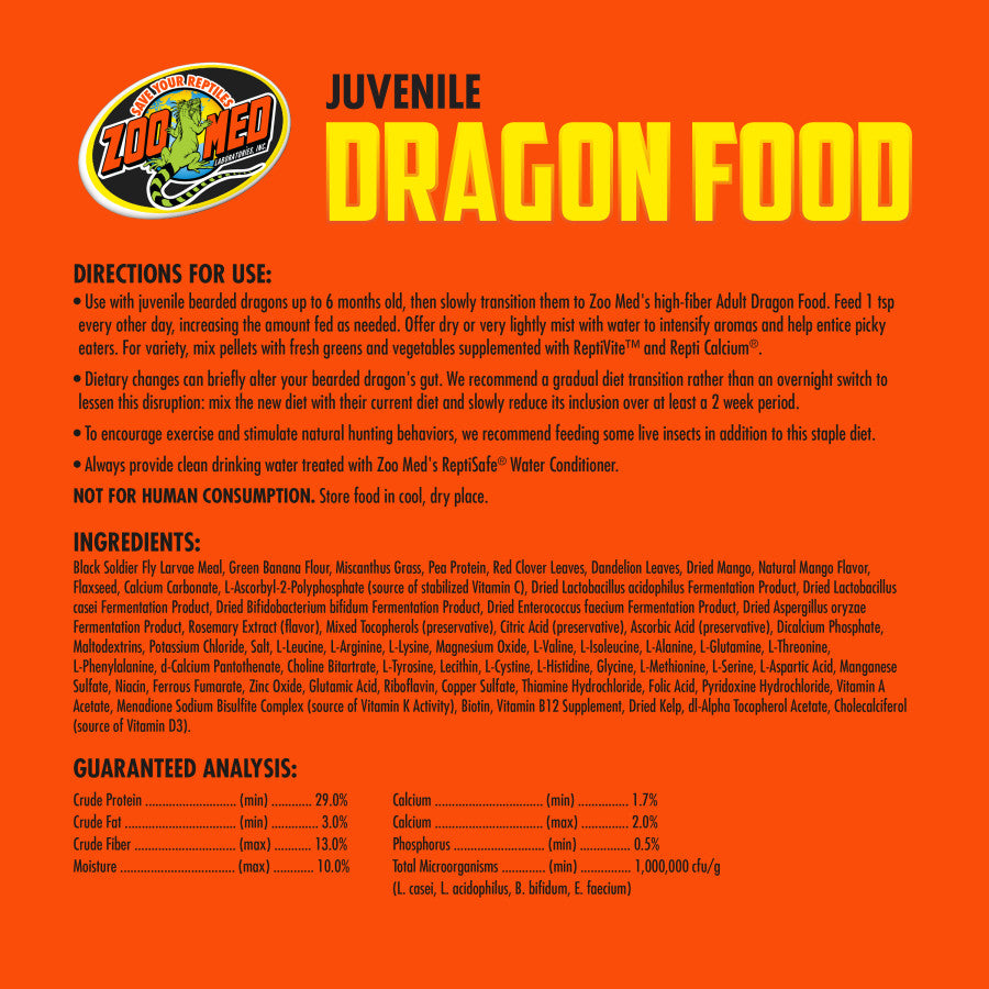 Zoo Med Juvenile Dragon Food