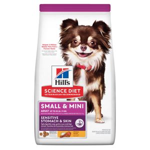Science Diet Adult Sensitive Stomach & Skin Small & Mini Dry Dog Food, Chicken Recipe