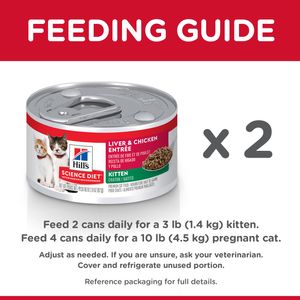 Science Diet Kitten Canned Cat Food, Liver & Chicken Entree