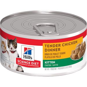 Science Diet Kitten Canned Cat Food, Tender Chicken Dinner