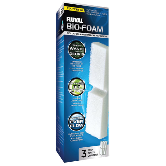 Fluval  Bio-Foam for FX4/FX5/FX6 Canister Filter, 3-Pack