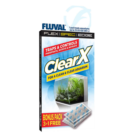Fluval ClearX Media Insert for Flex/Spec/Edge Aquarium Kit, 4-Pack