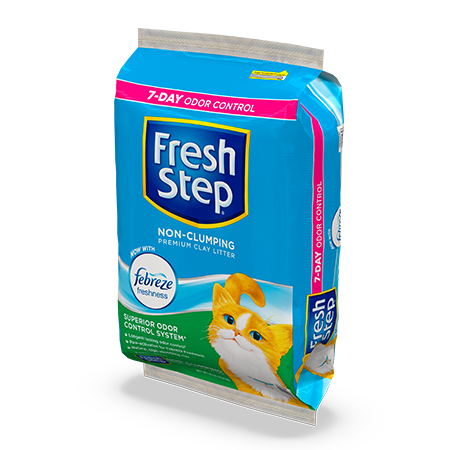 Fresh Step + Febreze Premium Non-Clumping Litter