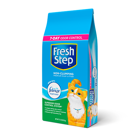 Fresh Step + Febreze Premium Non-Clumping Litter