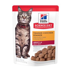 Science Diet Adult Canned Cat Food, Tender Chicken Dinner