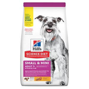 Science Diet Adult 7+ Small & Mini Chicken Meal & Brown Rice Recipe Dry Dog Food