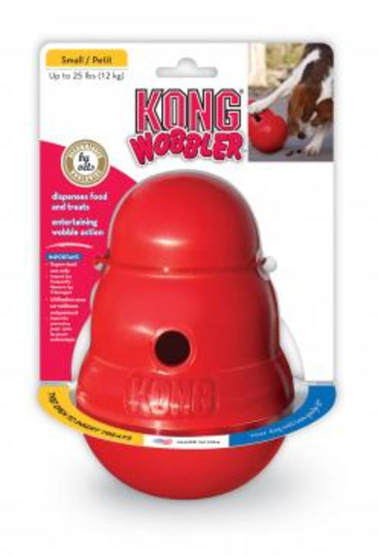 KONG Wobbler Food and Treat Dispenser Dog Toy