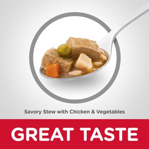 Science Diet Adult Canned Dog Food, Savory Stew with Chicken & Vegetables
