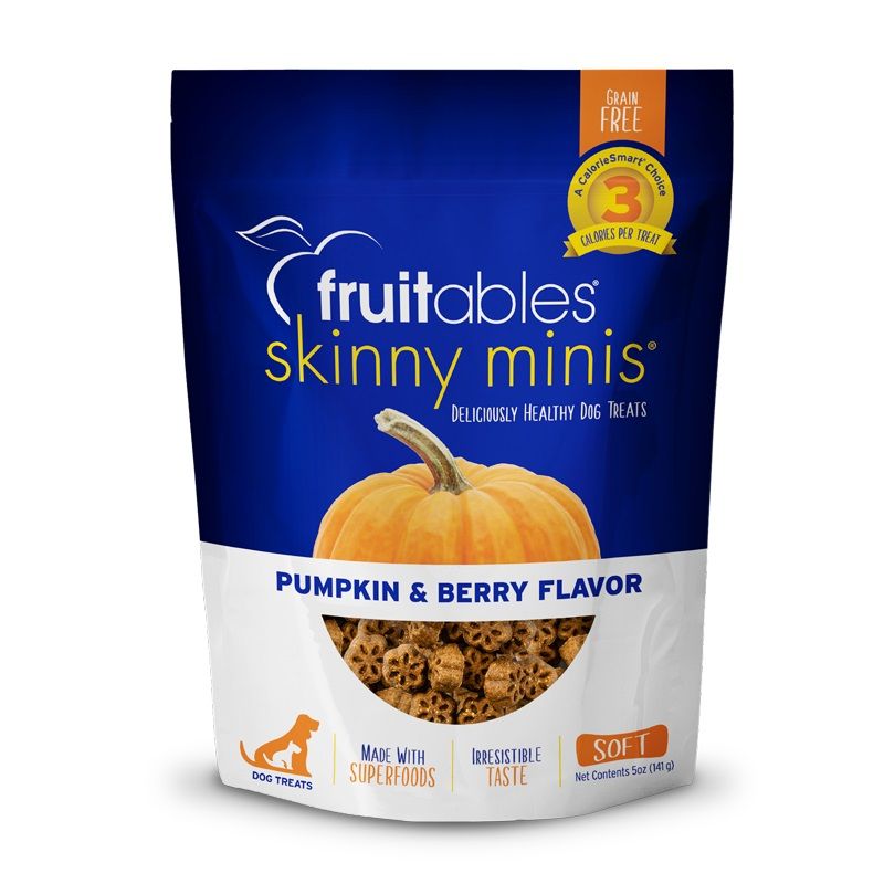 Fruitable Skinny Minis Pumpkin & Berry Dog Treats 5 oz
