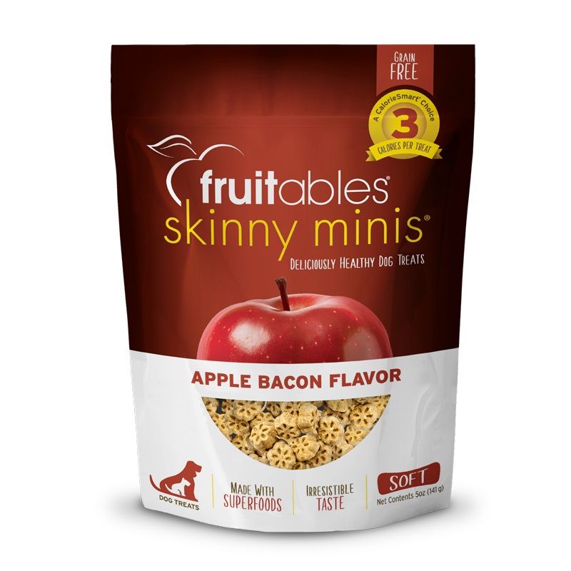 Fruitable Skinny Minis Apple Bacon Dog Treats 5 oz