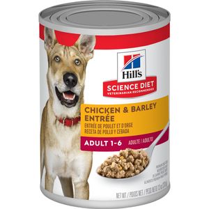 Science Diet Adult Canned Dog Food, Chicken & Barley Entree