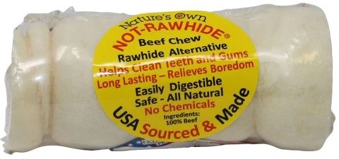 Nature's Own NOT-RAWHIDE Beef Chew 5" Beef Roll
