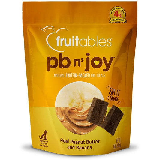 Fruitables PB N'Joy Real Peanut Butter & Banana Dog Treat 6 oz
