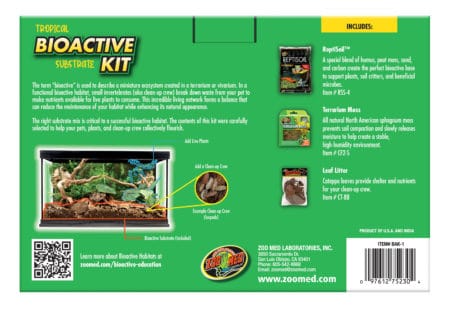 Tropical Bioactive Substrate Kit Packaging Back