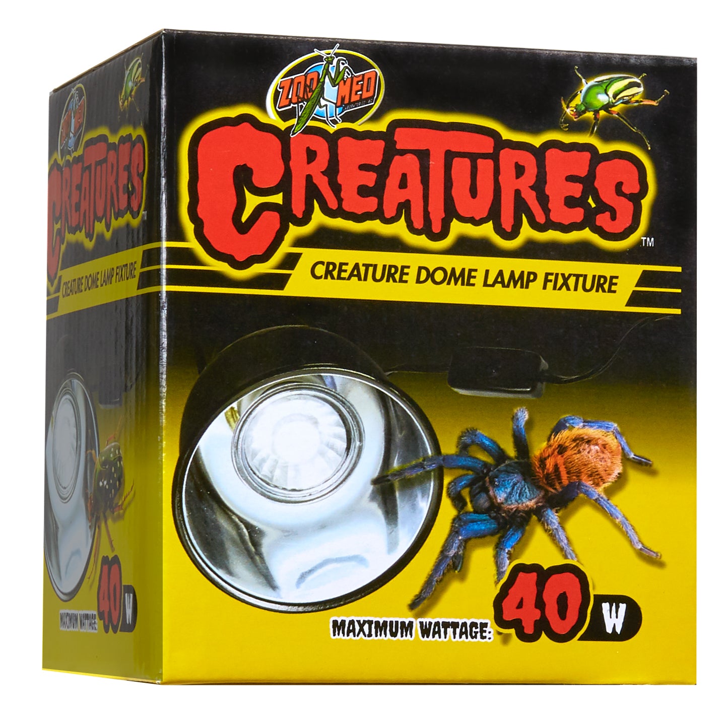 Zoo Med Creatures Creature Dome Lamp Fixture. Maximum wattage: 40w