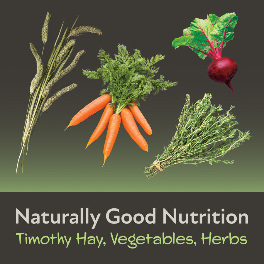 Naturally Good Nutrition with Timothy Hay, Vegetables, and Herbs