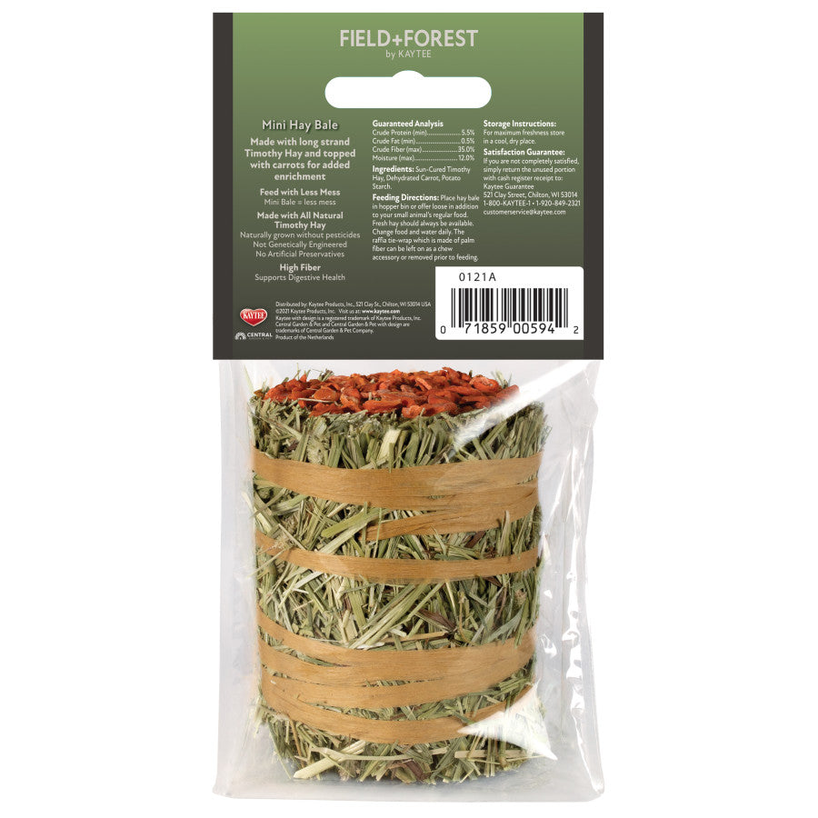Field+Forest Mini Hay Bale Carrot (1pk)