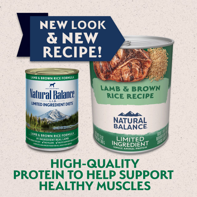 Natural Balance Limited Ingredient Lamb & Brown Rice Recipe Paté - 13oz