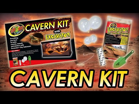 Zoo Med Cavern Kit with Excavator Clay Burrowing Substrate – Russells  Tropical Fish and Pet