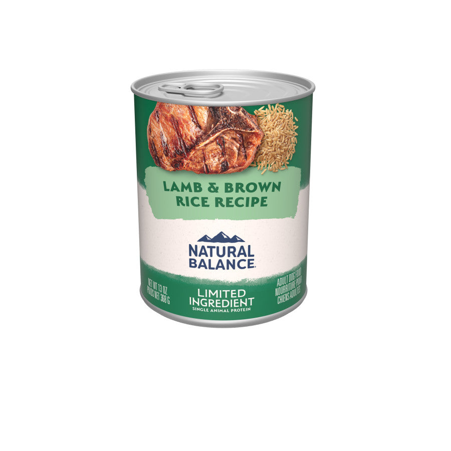 Natural Balance Limited Ingredient Lamb & Brown Rice Recipe Paté - 13oz